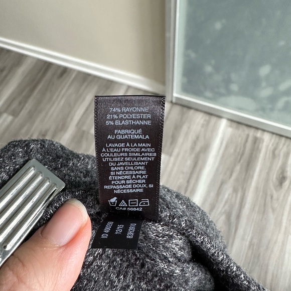 Express Charcoal Pencil Skirt - Picture 8 of 9